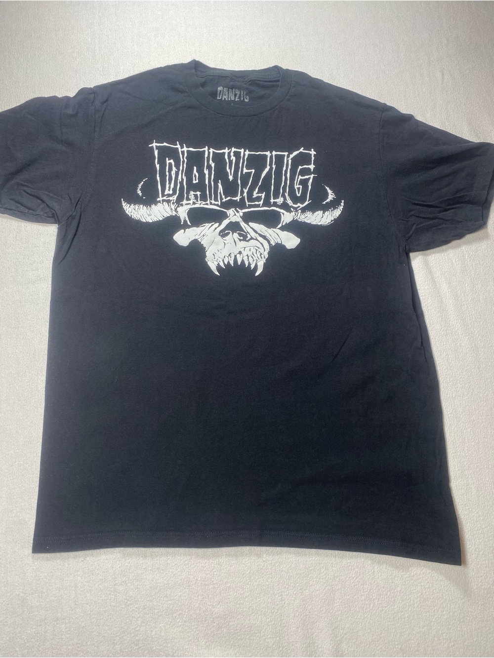 Danzig Skull Graphic Tee Size Large